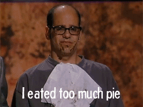 Pssst. The pie is a metaphor. For comics. Too Much Pie