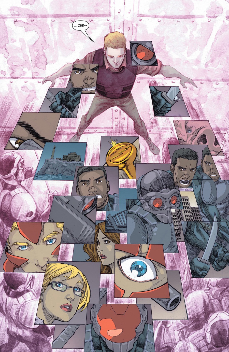 Interior page from The Flash #3 by Francis Manapul and Brian Buccellato.